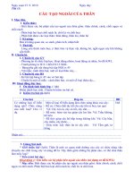 Bài 13: Cấu tạo ngoài của thân (sơ đồ KWL)