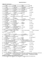  Đề kiểm tra tiếng anh lớp 12 số 33