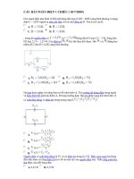 bài tập điện 1chiều 2009