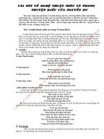 nghẹ thuat mieu ta