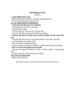 sinh  hoạt cuối tuần