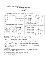 đề kiểm tra toán 8