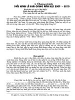 Chương trình diễu hành khai giảng năm học mới