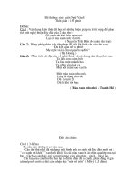 Đề thi HSG huyen Yen lac văn9