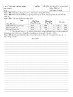 Đề KT HKII 6, 7, 8, 9