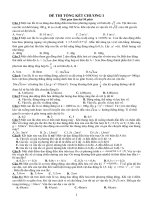 Đề thi kết thúc chương 1( cơ bản)