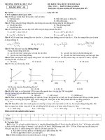 de kiem tra 1 tiet lop 10NC