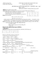 ĐỀ KT HKII TOÁN 7