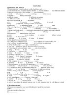 test review 2 in summer holiday