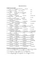 Đề kiểm tra tiếng anh lớp 12, đề số 44