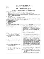 mỹ thuật 8 cả năm