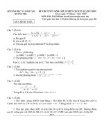 đề chuyên toán LQĐ quang tri 2009-2010