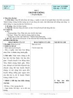 GIÁO ÁN VĂN 6 - TUẦN 2 - 3 CỘT