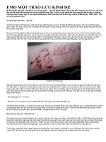 EMO - Một trào lưu kinh dị