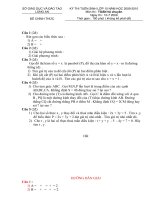 ĐỀ + ĐÁP ÁN lớp 10 chuyên Long An