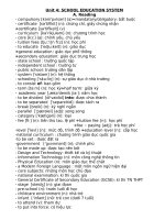 Từ Vựng U4-Tiếng Anh 12