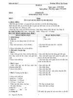 GIÁO ÁN LỚP 5 T5 CKT- BVMT