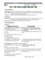 giáo án thầy Tiến THCS Nam Hồng