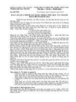 báo cáo xây dựng trường chuẩn quốc gia