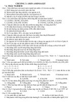 Chương III: Amin-aminoaxit