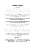 10 ĐIỀU CẦN NHỚ KHI LÀM TOÁN