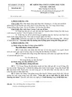 ĐỀ THI KIỂM TRA CHẤT LƯỢNG ĐẦU NĂM LỚP 12 (2009-2010)