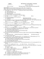ĐỀ THI THỬ ĐẠI HOC CĐ SỐ 17  MÔN HÓA