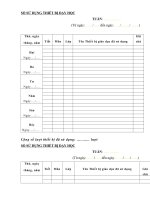 SỔ SỬ DỤNG THIẾT BỊ DẠY HỌC