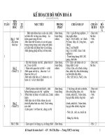 kế hoạch bộ môn hóa 8 - 2010