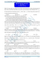 đề thi thử đại học số 1 môn vật lý
