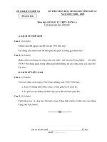 Lịch sử 12: Đề thi HS giỏi_1