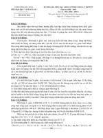 Đề thi GVG tỉnh môn Hóa THCS