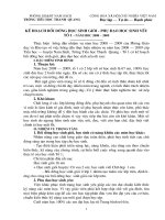 Kế hoạch bồi dưỡng HS yếu