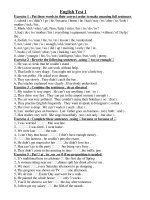 Đề thi học sinh giỏi Anh 8