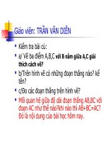 H6 Khi nào AM + MB = AB