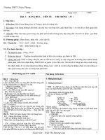 GIÁO ÁN 11: BÀI 2: HÀNG HOÁ-TIỀN TỆ-THỊ TRƯỜNG