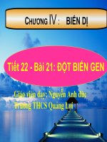 đột biến Gen