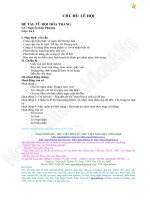 MN. Lá 4. Chủ đề Hóa trang. Lễ hội hóa trang