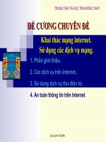 Tìm hiểu các dịch vụ trên mạng Internet (2e-Chating)