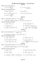 KIểm Tra(1T)-Lượng Giác (Hay)