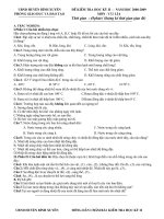 Đề + đáp án KTHK_II_08-09