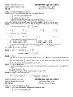 đề thi HKII Toán 6