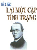lai một cặp tính trạng