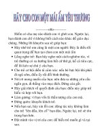 CHO CON MAI AM YEU THUONG