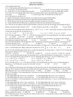 Ôn tập chương 1 lớp 11 Nâng cao