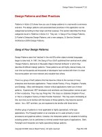 Design Patterns and Best Practices