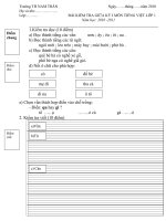 BÀI KTGIUA KỲ I -TVIET LỚP 1 -2010- 2011