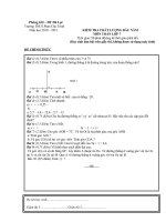 Đề kiểm tra chất lượng đầu năm toán 7