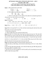 đề thi HSG huyện môn toán 08-09