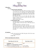 GA lớp 3 tuần 12